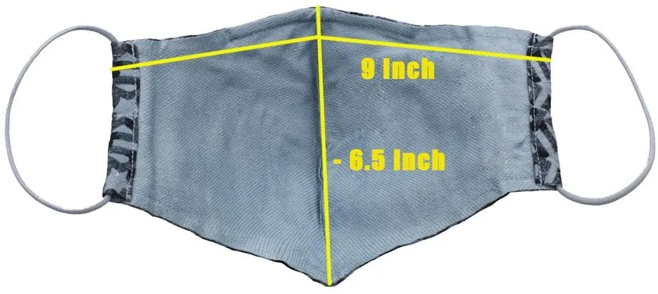 Amba7 Washable Reusable Breathable Cloth Face Mask - Machine Washable Double Layer Protection, Unisex (US In stock) (3pc - Woven Series, 3-Pack)
