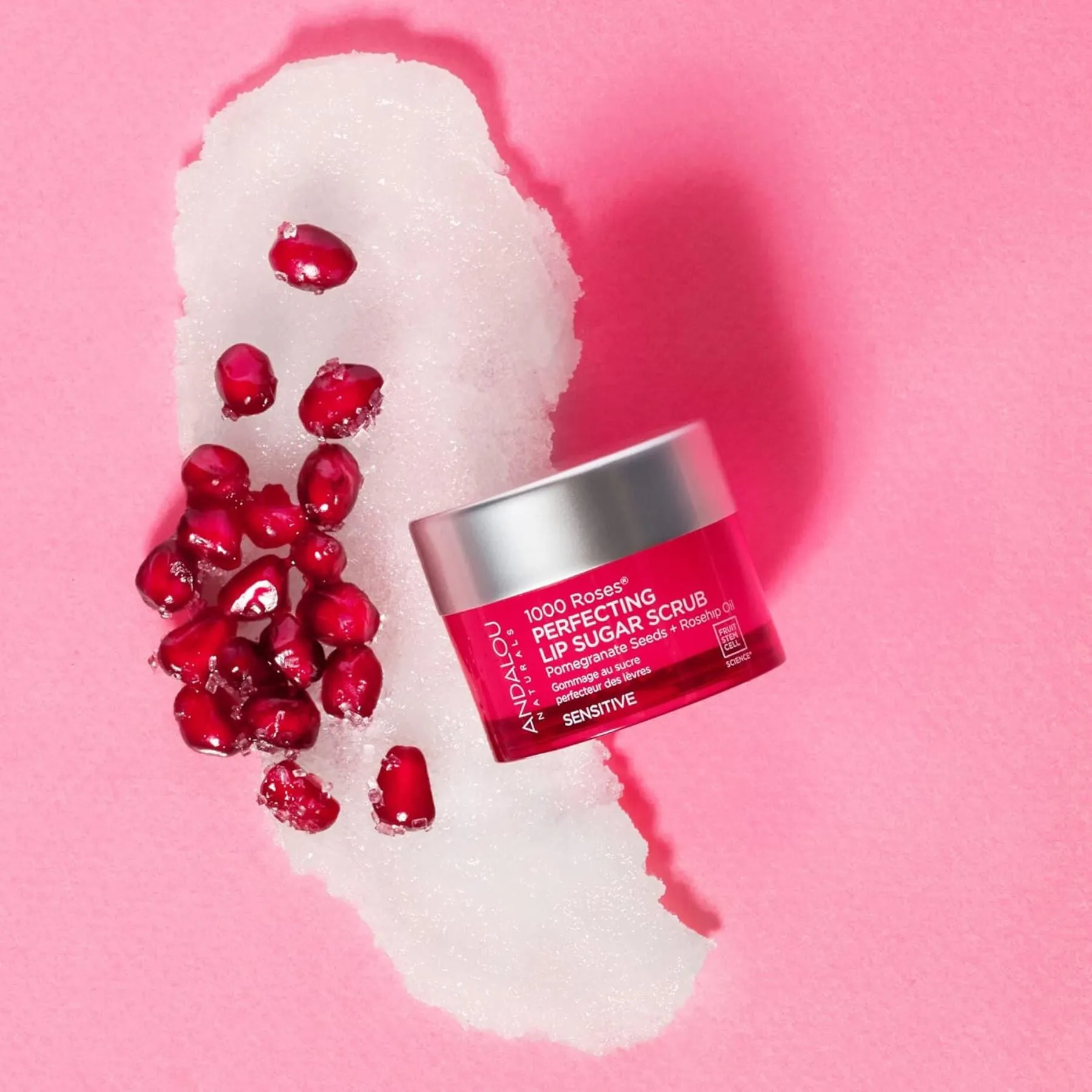 Andalou 1000 Roses Perfecting Lip Sugar Scrub 30ml