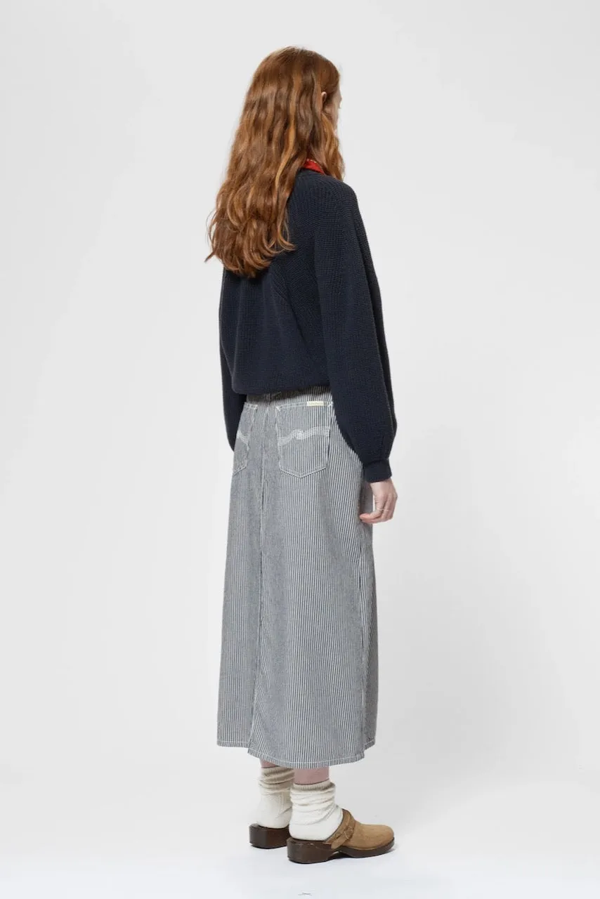 ANNA Hickory Striped Skirt | Nudie Jeans