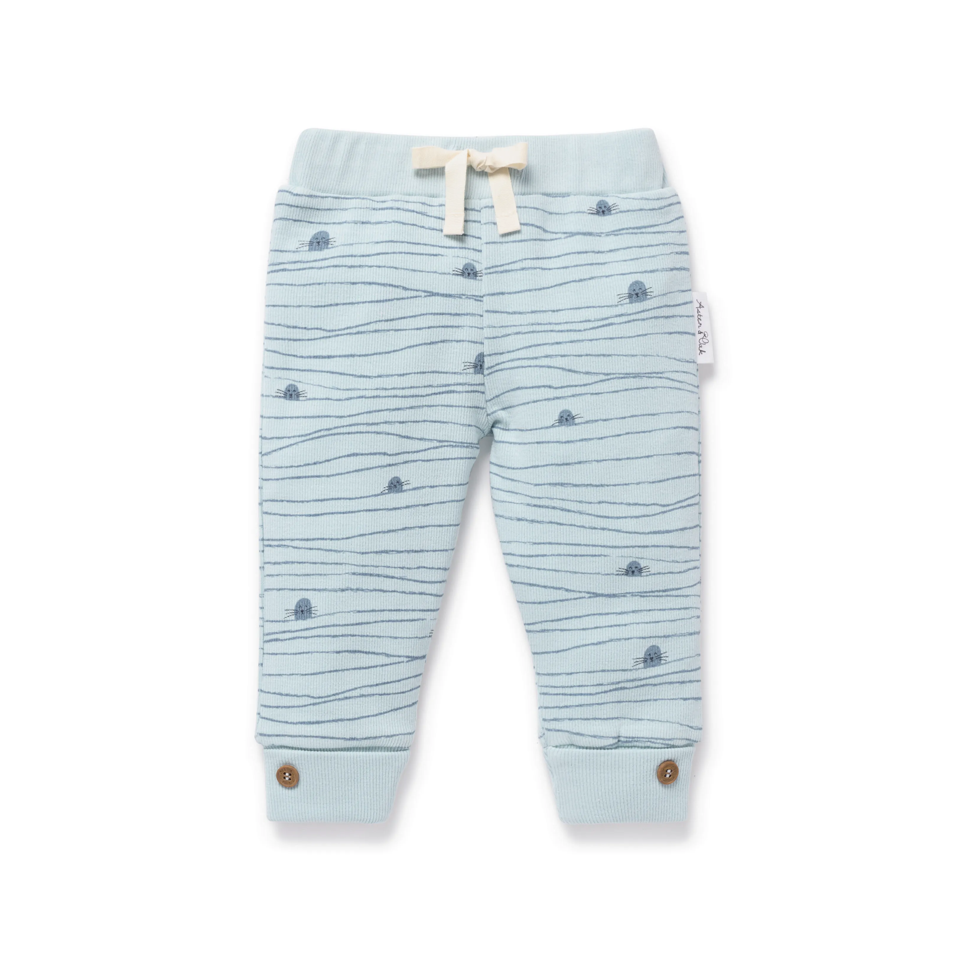 Aster and Oak Striped Seal Rib Legging