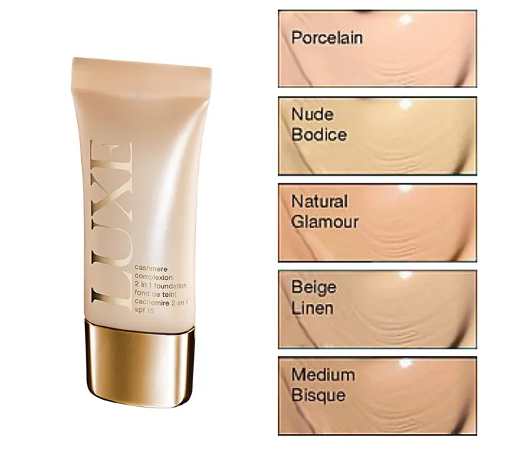Avon Luxe Cashmere Complexion 2 in 1 Mattifying Foundation & Base SPF 15