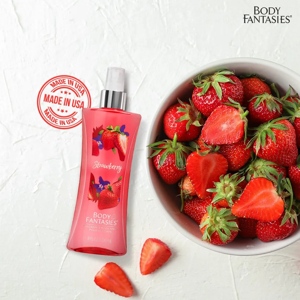 Body Fantasies Strawberry Body Mist 236Ml