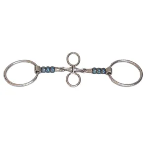 Bombers Cherry Roller Spinner Loose Ring Snaffle