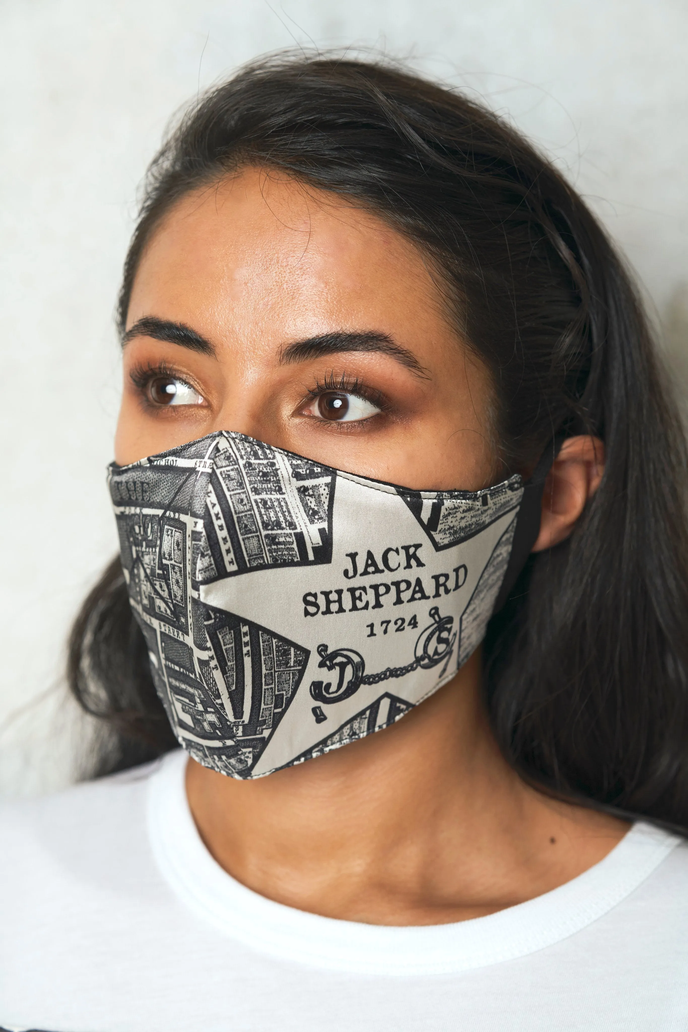 BOUNDARY REUSABLE MASK - CHARCOAL (made to order)