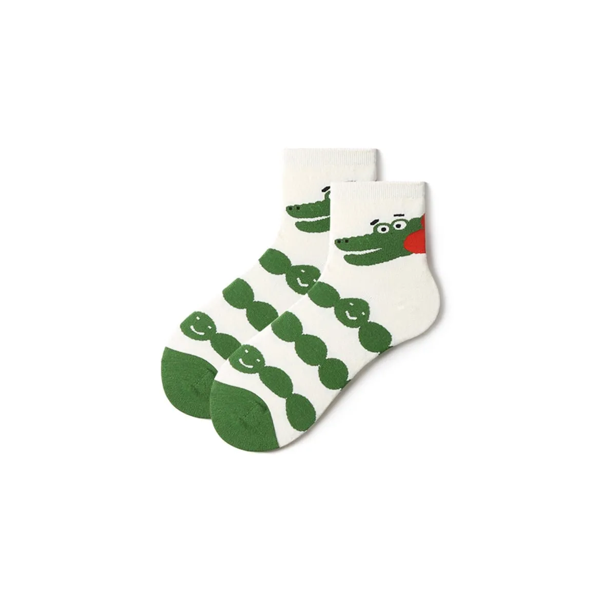 Cartoon Animals Summer Women 5pcs Low Cut Socks Set