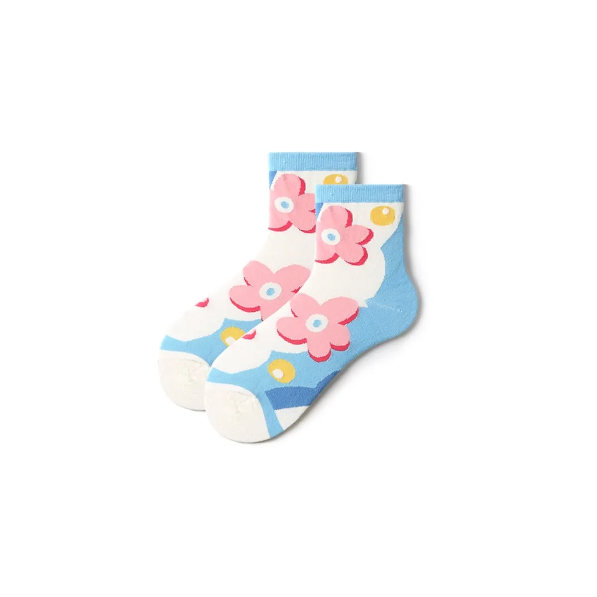 Cartoon Animals Summer Women 5pcs Low Cut Socks Set