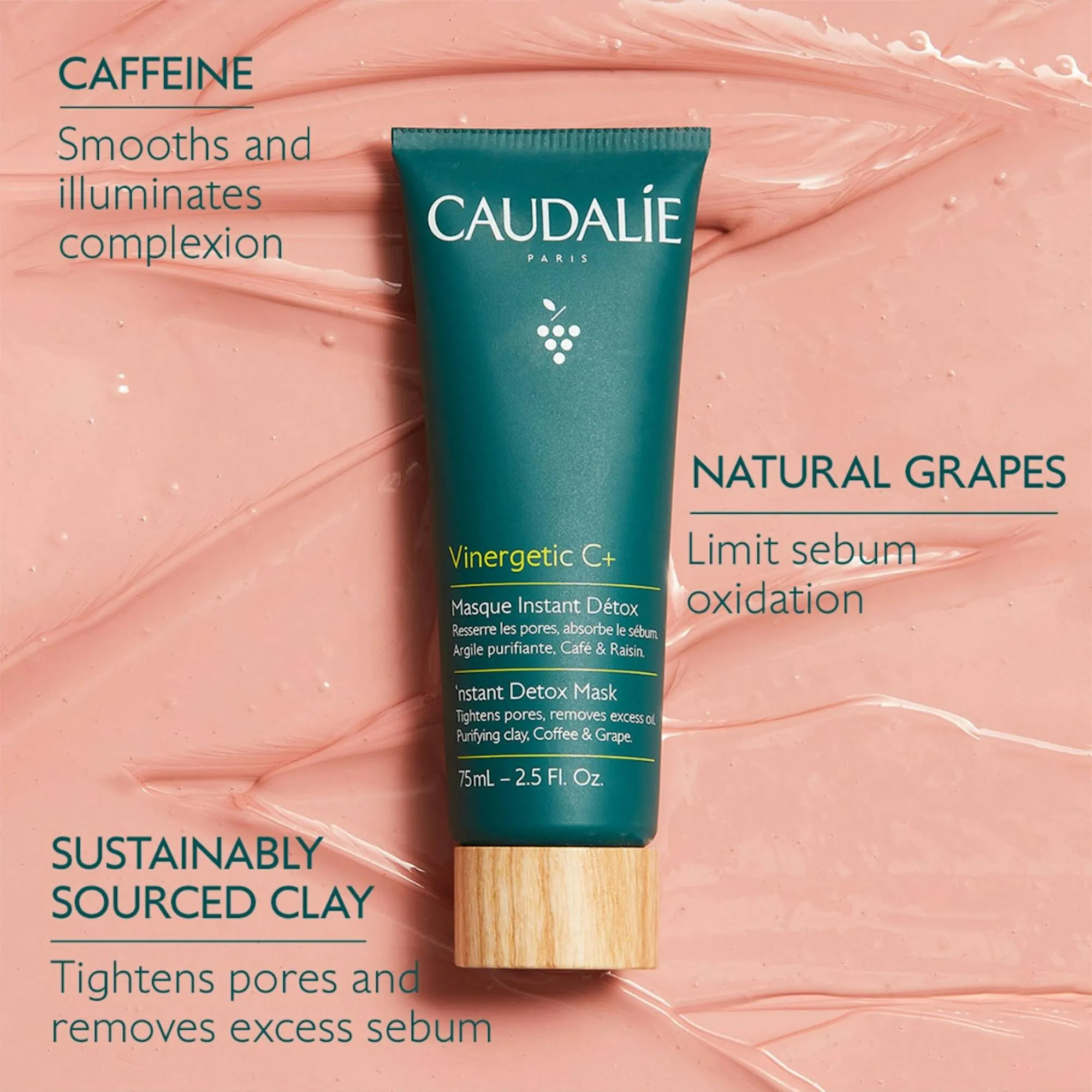 Caudalie Vinergetic C  Instant Detox Mask