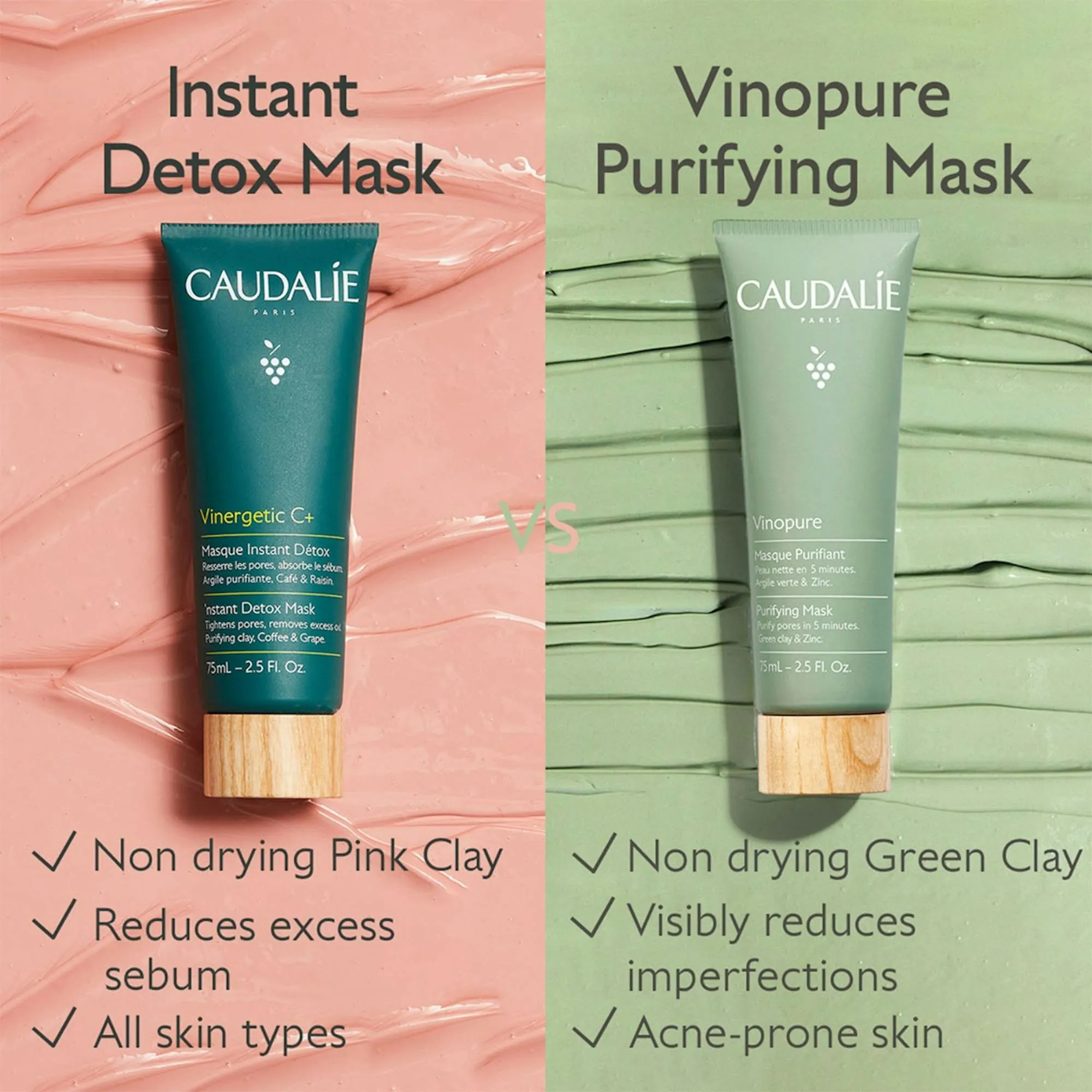 Caudalie Vinergetic C  Instant Detox Mask