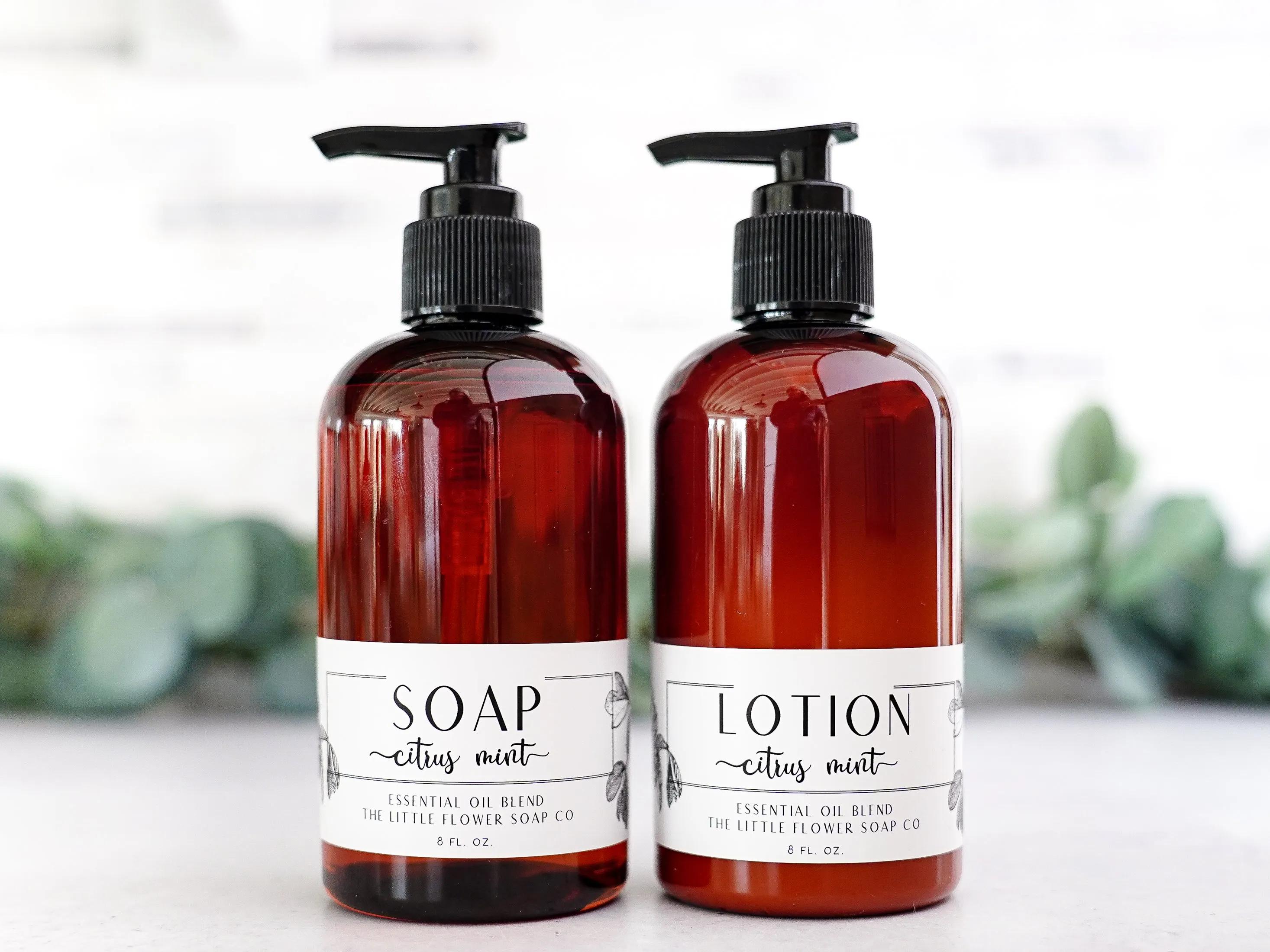 Citrus Mint Lotion - 8oz Bottle