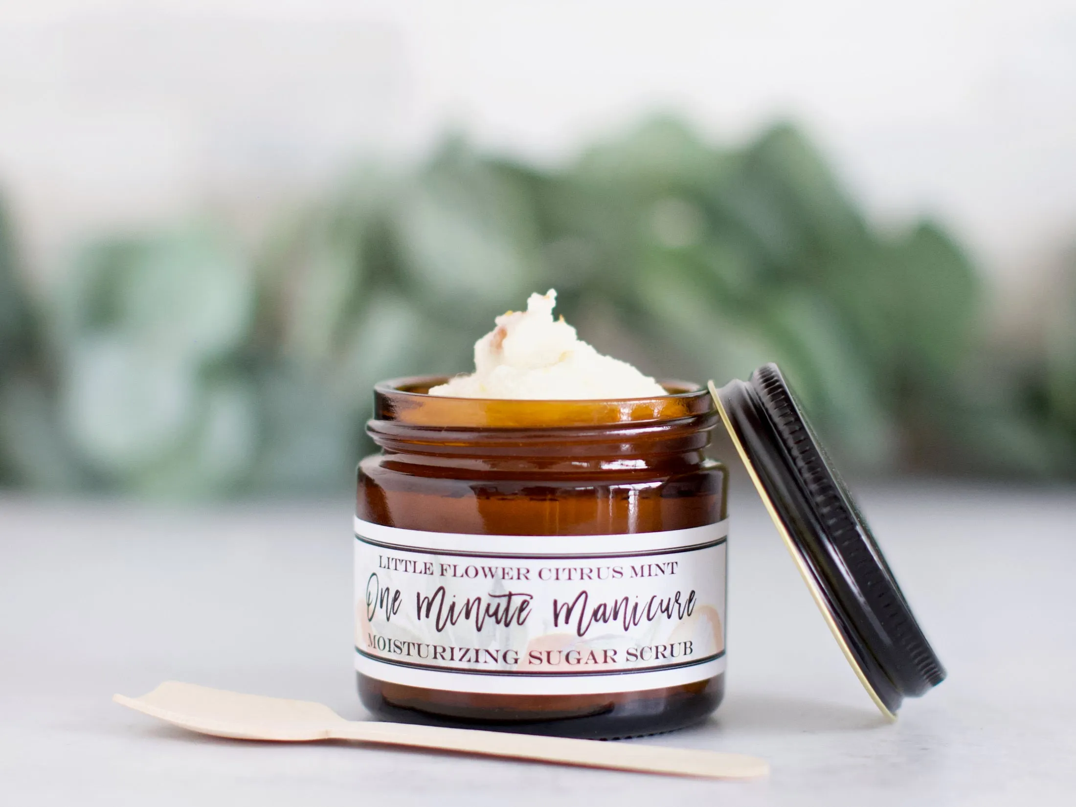 Citrus Mint Sugar Scrub 2oz - Essential Oil One Minute Hand Treatment