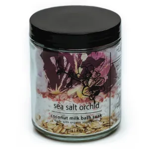 Coconut Milk Bath Soak-Sea Salt Orchid