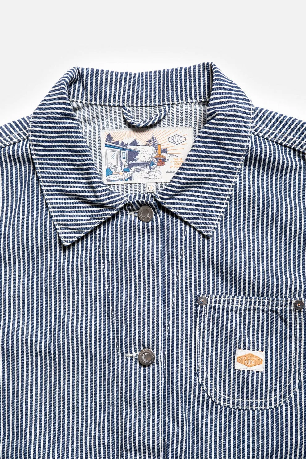 EVA Hickory Striped Jacket | Nudie