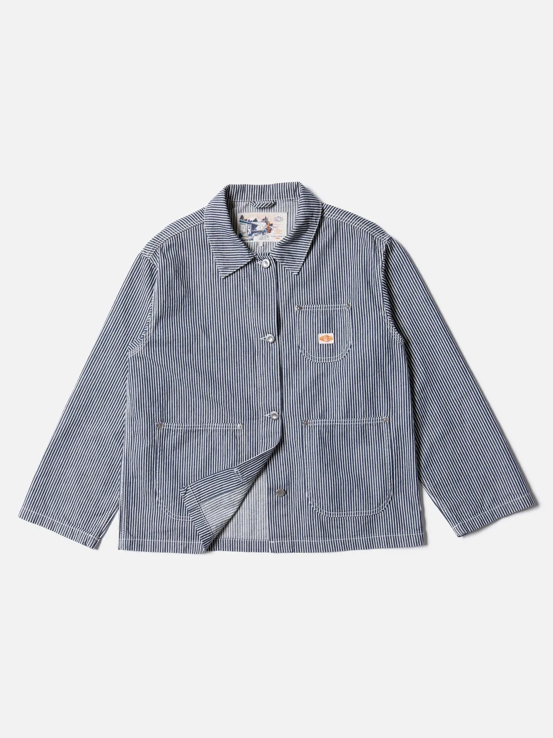EVA Hickory Striped Jacket | Nudie