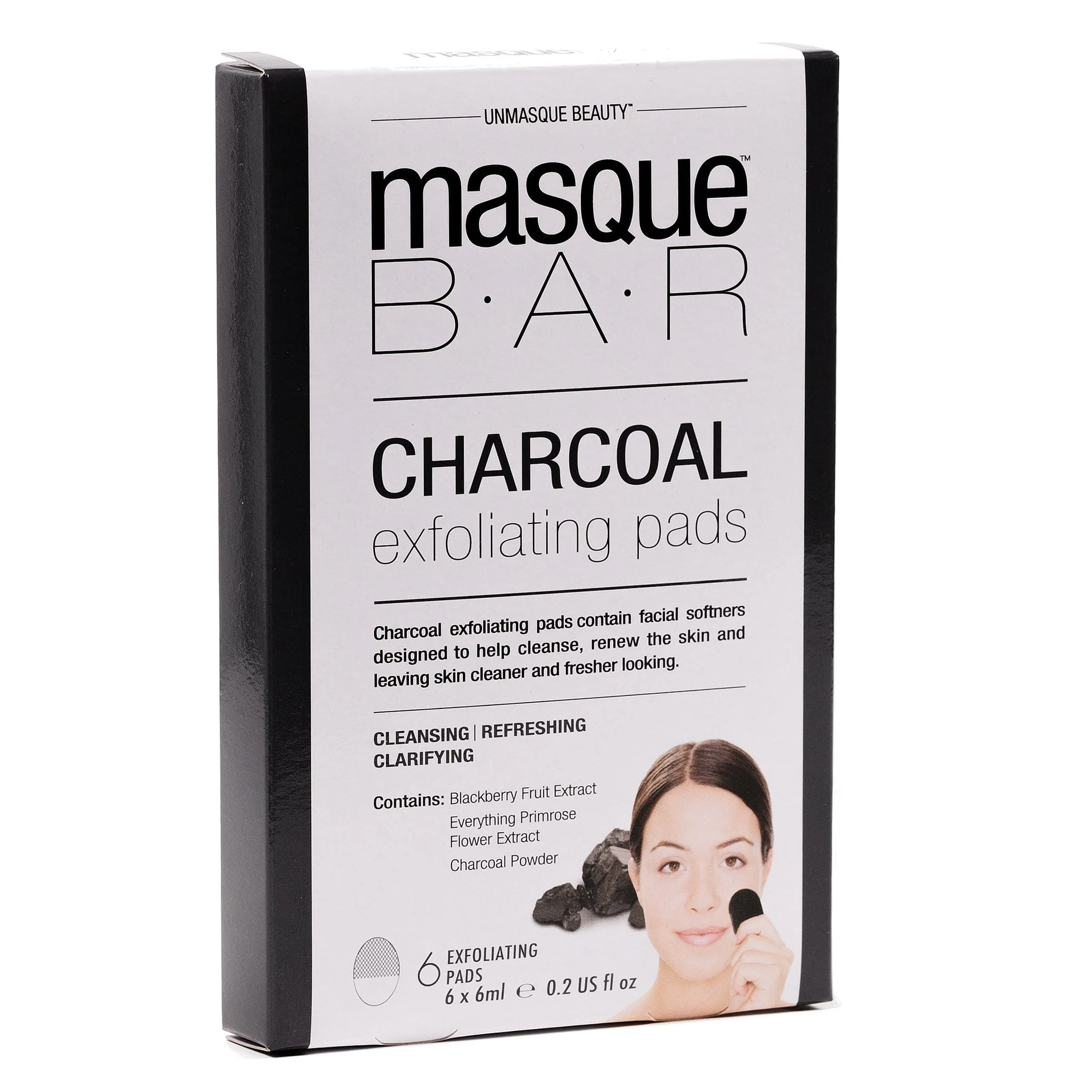 Exfoliating Charcoal Pads (6 Pads/Box)