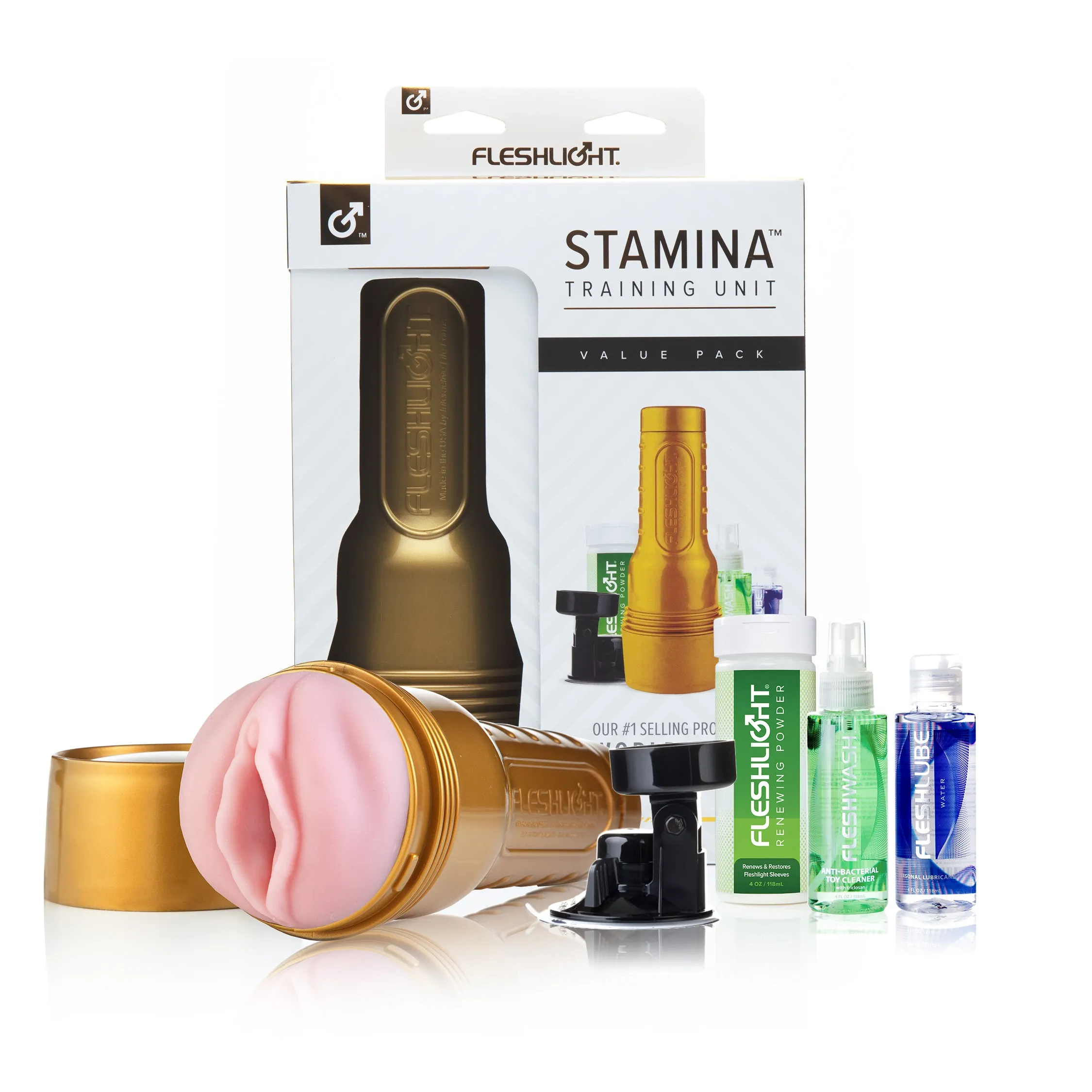 Sure, heres an optimized title for the product:

Fleshlight Stamina Training Unit Value Pack - Enhanced Male Performance Booster & Endurance Trainer