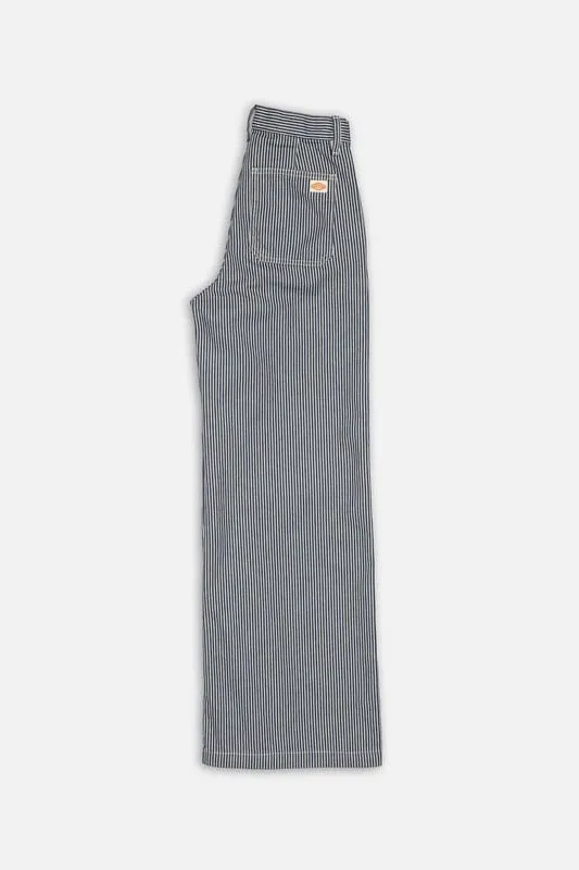 INEZ Striped Pants blue/offwhite | Nudie Jeans