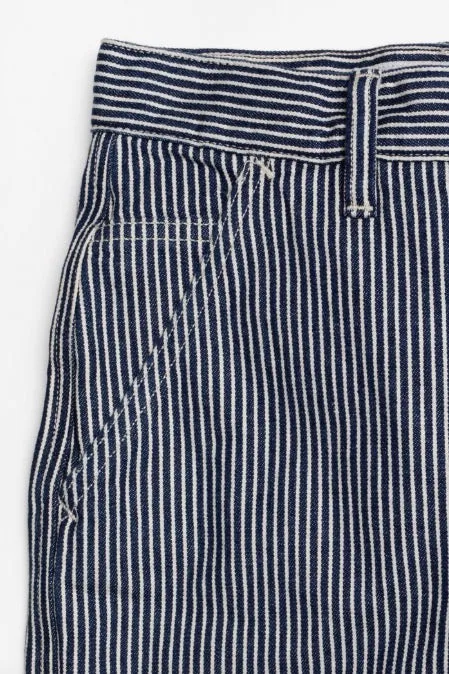 INEZ Striped Pants blue/offwhite | Nudie Jeans