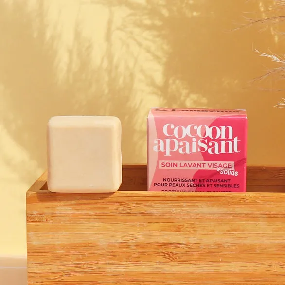 Lamazuna Facial Cleanser Dry / Sensitive Skin - Almond Oil & White Clay