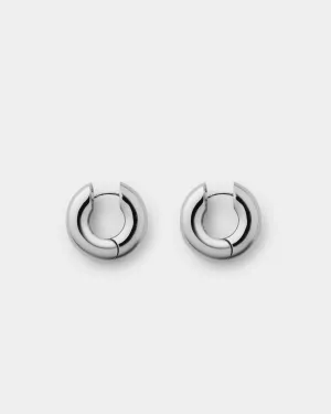 liou Devon Hoop Earings - Silver Plated