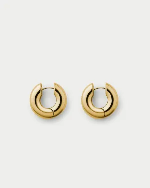 liou Devon Hoop Earrings - Gold Plated