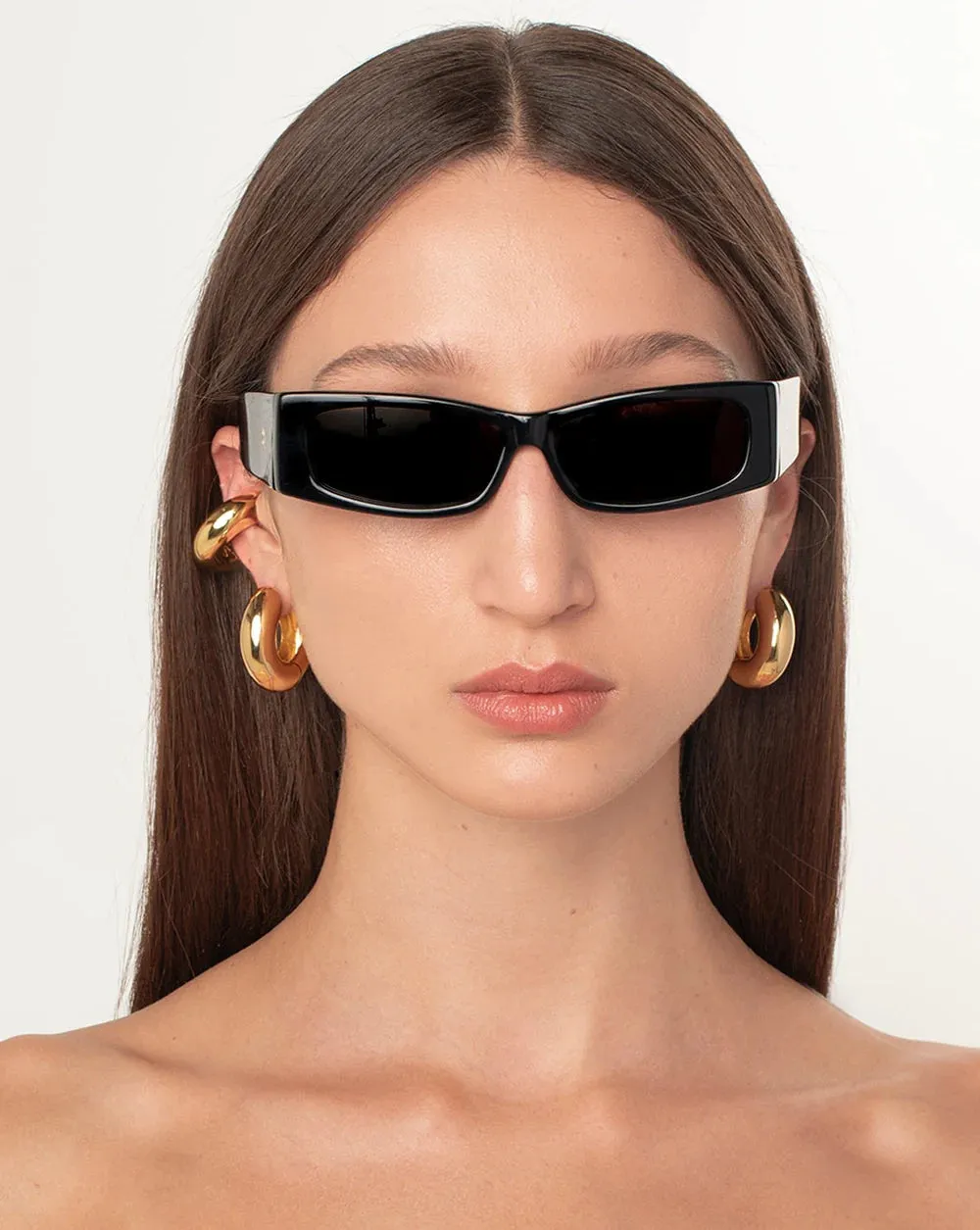 liou Devon Hoop Earrings - Gold Plated