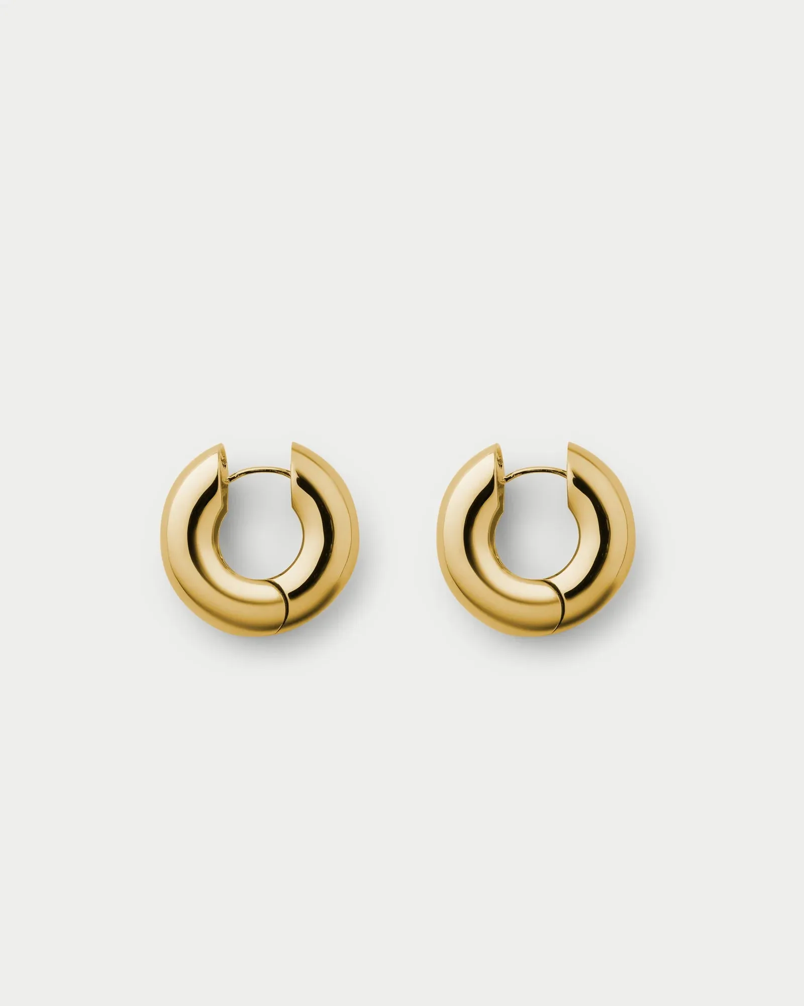liou Devon Hoop Earrings - Gold Plated