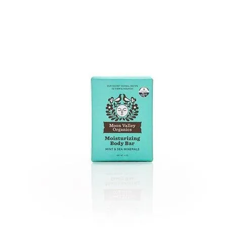 Moon Valley Organics Herbal Soap Mint 4 oz Bar