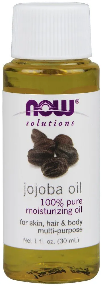 Now Foods Solutions Jojoba Oil 100% Pure 1 oz Liquid