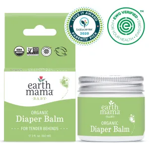 Organic Diaper Balm 2 oz by Earth Mama Organics