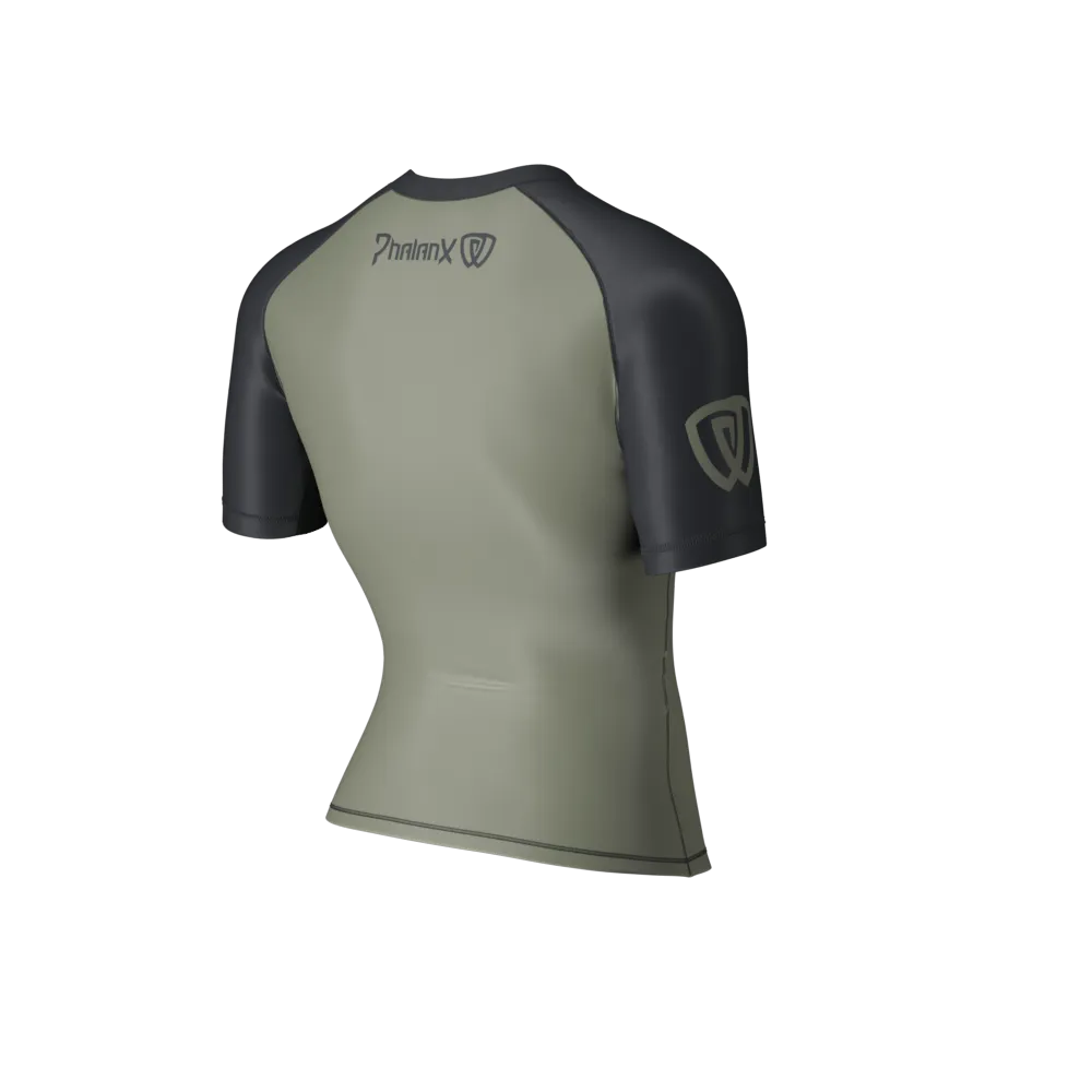 Phalanx "King Olive" Women's Short Sleeve Rash Guard