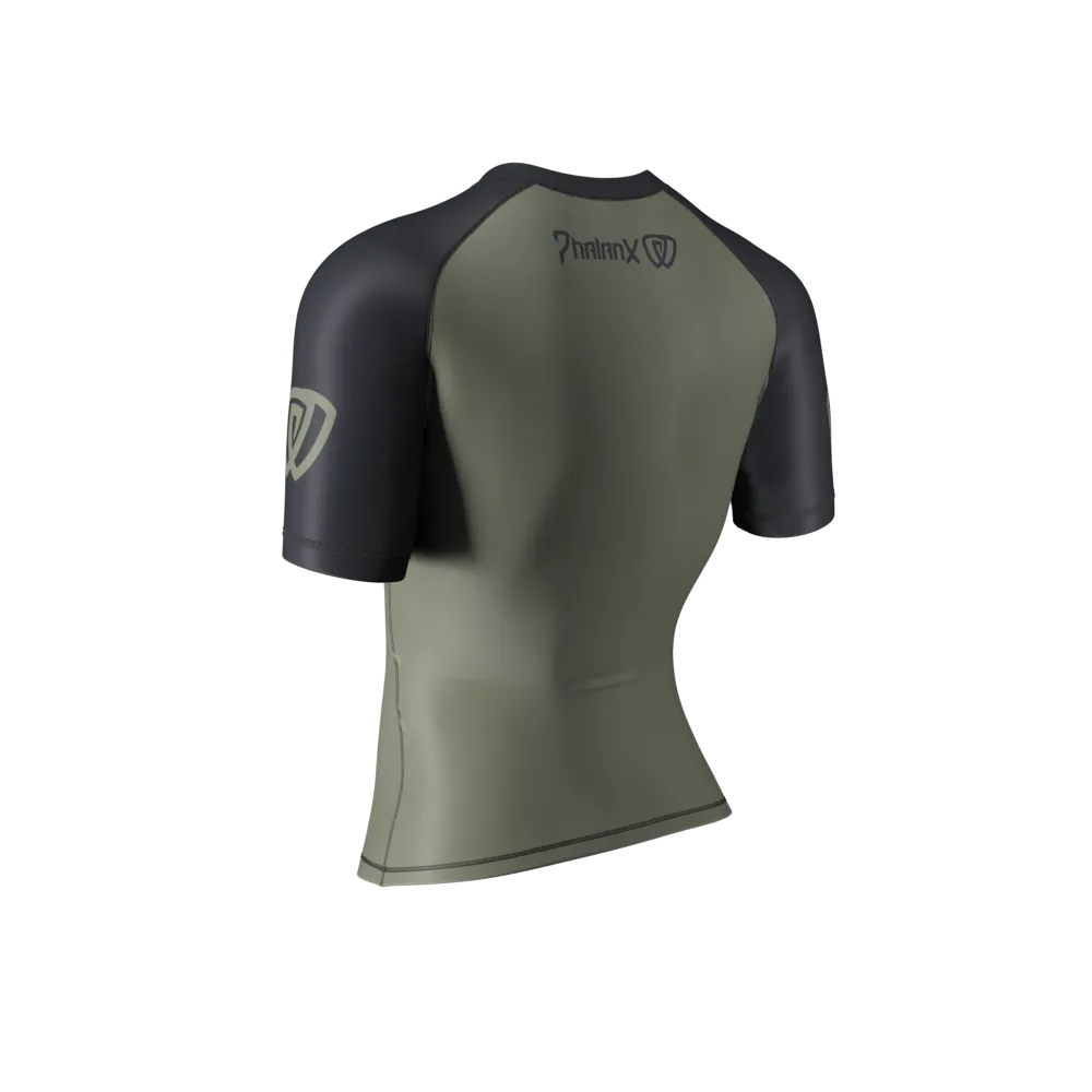 Phalanx "King Olive" Women's Short Sleeve Rash Guard