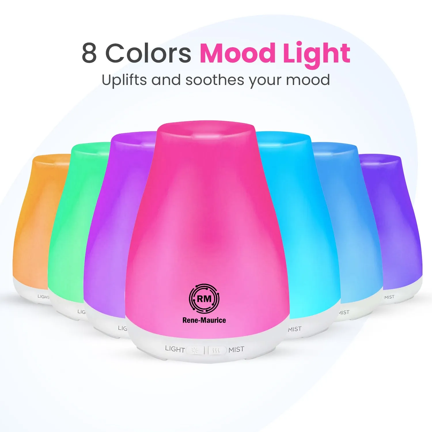 ReNe-Maurice Electric Ultrasonic Aroma Diffuser (Free Essential Oil)