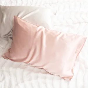 Renee Taylor 100% Mulberry Silk Blush Standard Pillowcase