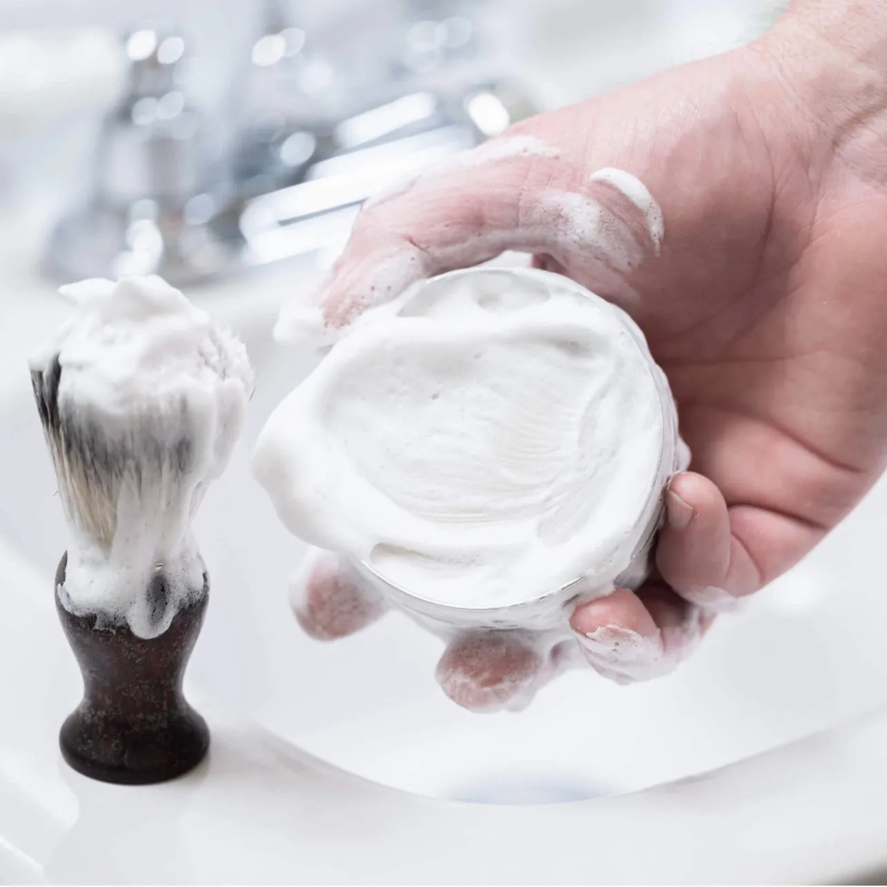 Shaving Soap Bar / Evergreen