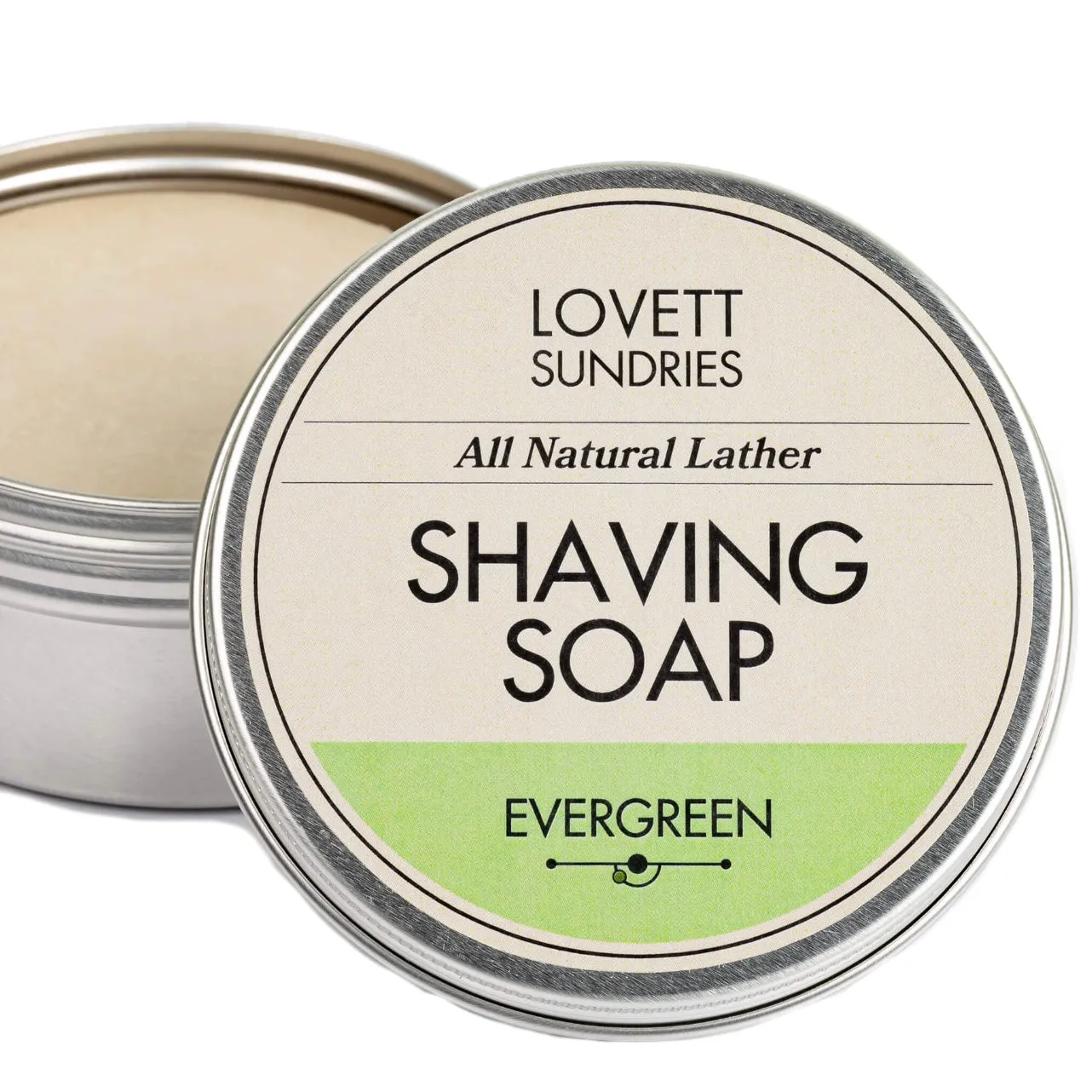 Shaving Soap Bar / Evergreen