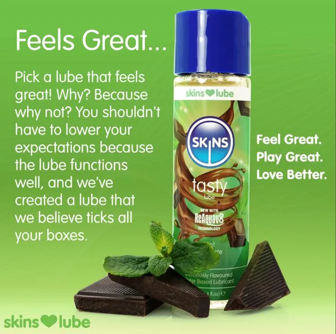 Skins Mint Chocolate Passion Water-Based Lubricant 130ml