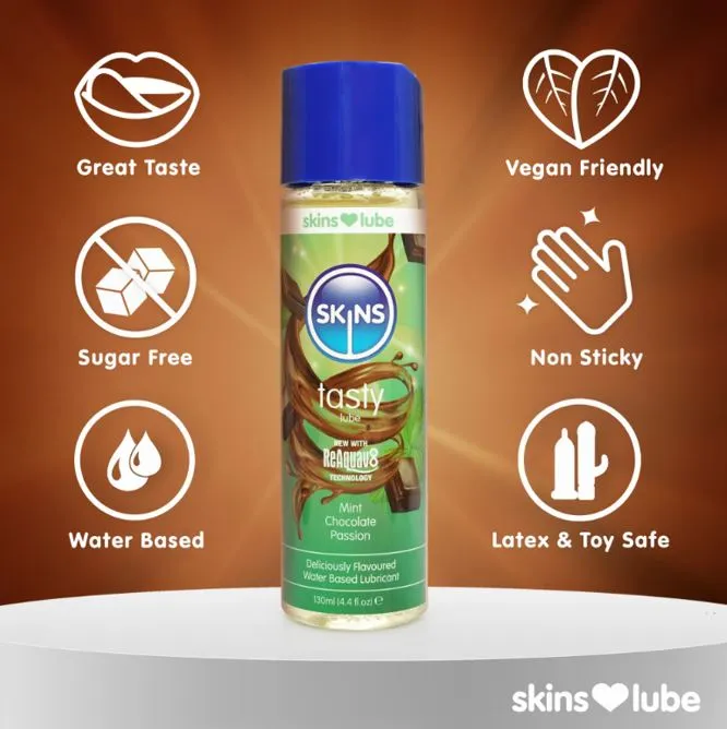 Skins Mint Chocolate Passion Water-Based Lubricant 130ml