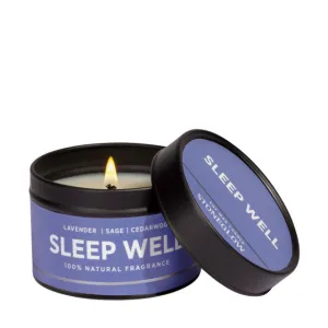 Sleep Well Candle in a tin