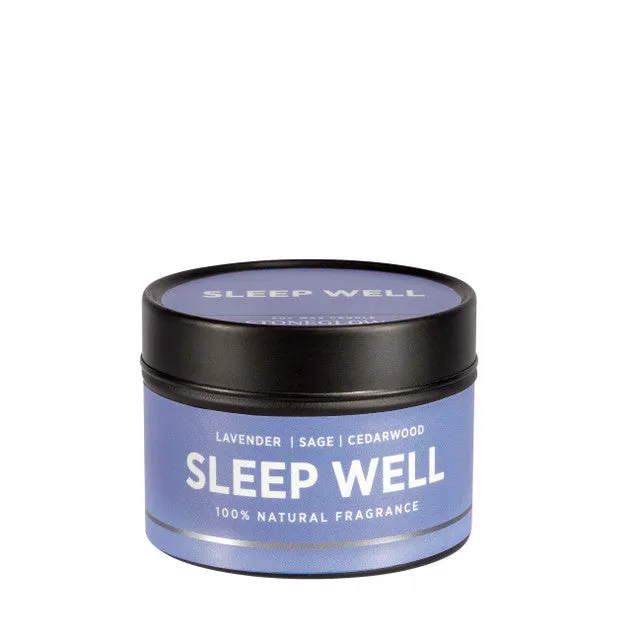 Sleep Well Candle in a tin