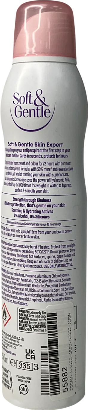 soft&gentle Hyaluronic Care Rosewater Dew 250ml