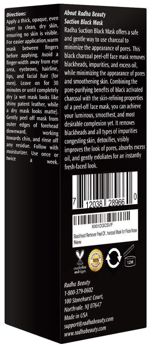 Suction Black Peel Off Mask
