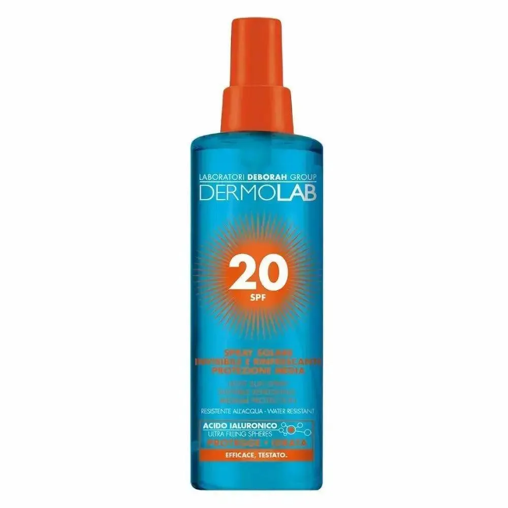 Sun Block Deborah Dermolab Spray Invisible SPF20 Refreshing (200 ml)