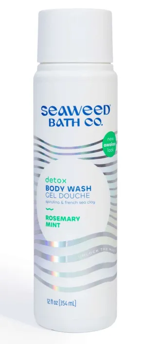 The Seaweed Bath Co. Detox Body Wash Rosemary Mint 12 oz Liquid