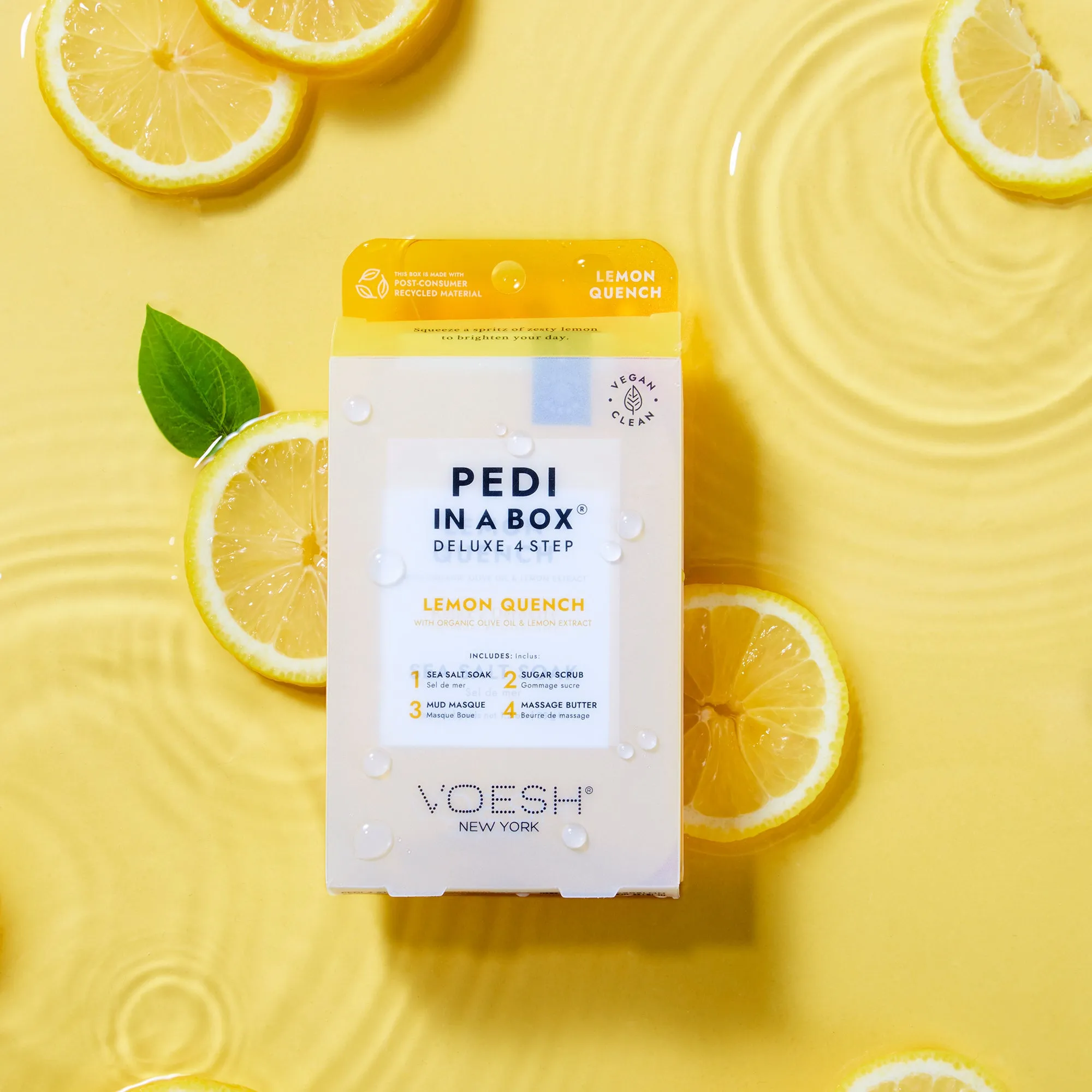 Voesh Deluxe 4 Step Pedi-in-a-Box Lemon Quench