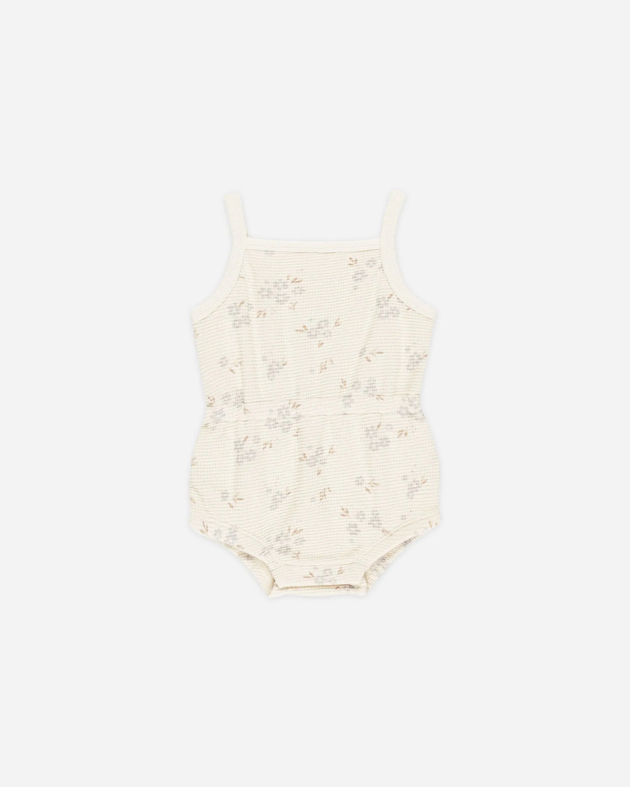 Waffle Cinch Romper