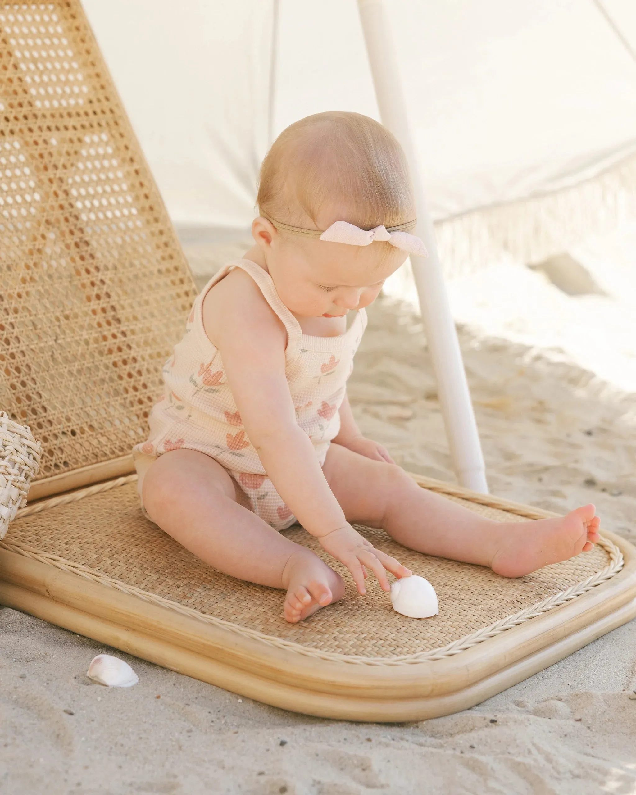 Waffle Cinch Romper
