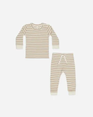 Waffle Top   Pant Set