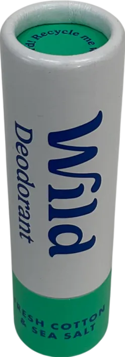 Wild Deodorant Fresh Cotton & Sea Salt Deodorant 16g