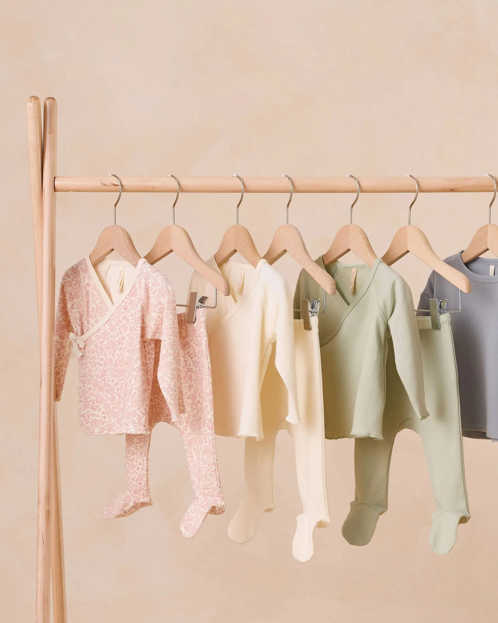 Wrap Top   Footed Pant Set