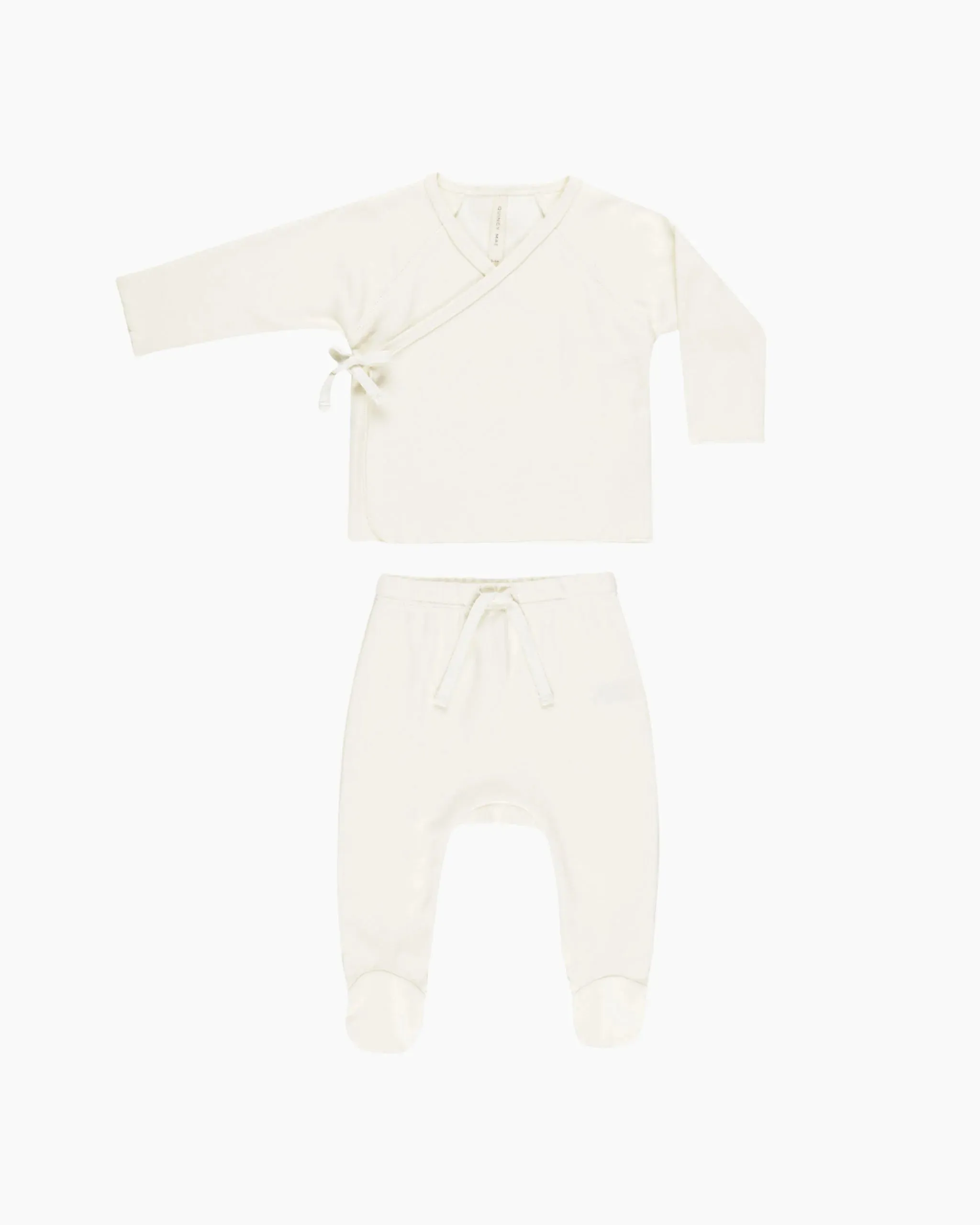 Wrap Top   Footed Pant Set